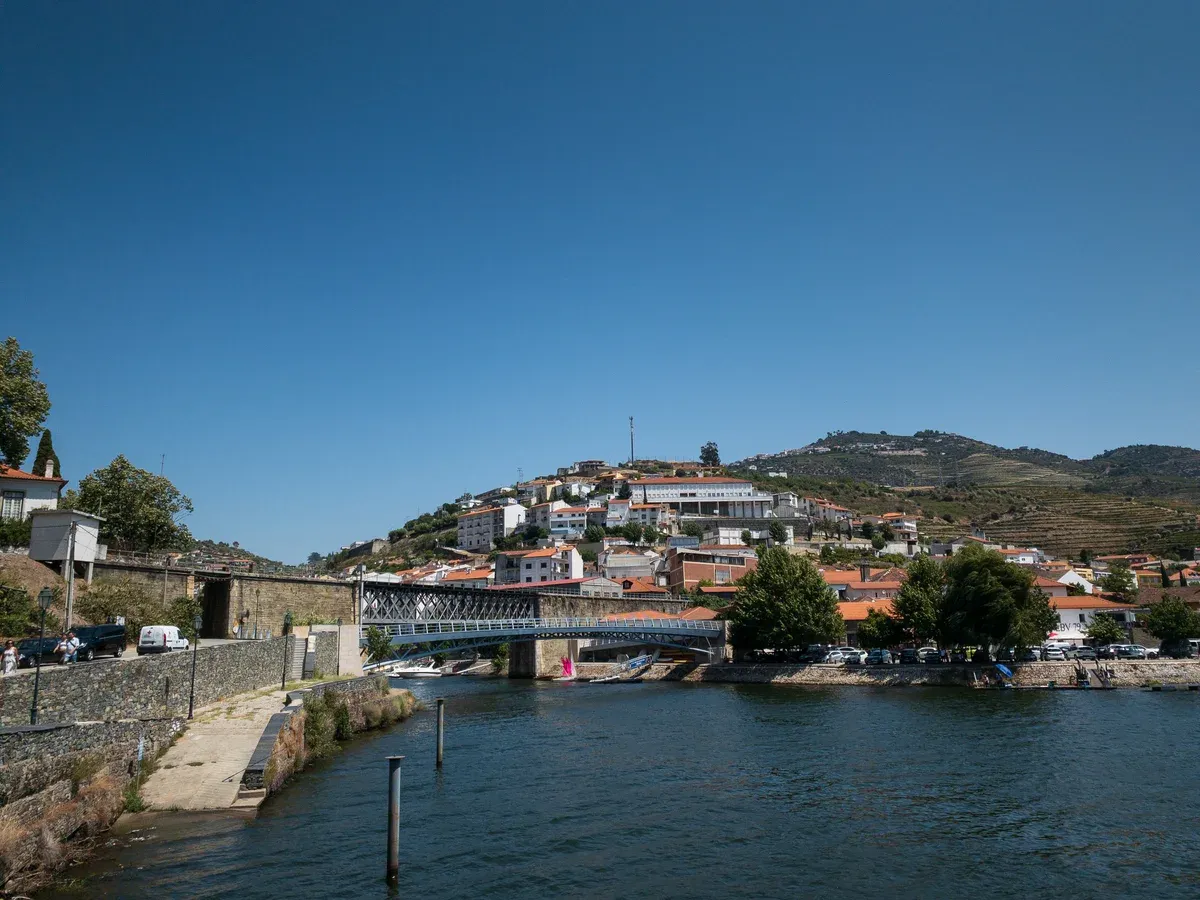 Pinhão village on the Douro riverbank, a stop on a Douro Valley wine tour from Porto